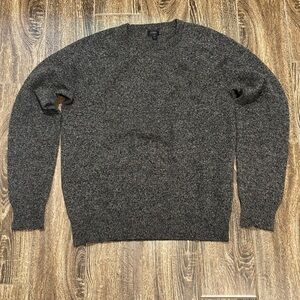 Jcrew Lambswool Sweater. Gray. Size Medium Tall